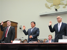 David Addington, John Yoo, and Chris Schroeder testify before the U.S. House Judiciary Committee David Addington, John Yoo, and Chris Schroeder testify before the U.S. House Judiciary Committee