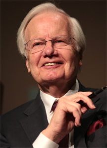 Bill Moyers speaking at an event in Phoenix, Arizona Bill Moyers speaking at an event in Phoenix, Arizona
