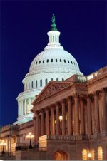 The US Capitol at night The US Capitol at night