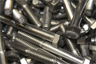 A collection of identical bolts A collection of identical bolts