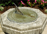 A garden sundial A garden sundial