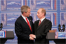 President George W. Bush and President Vladimir Putin President George W. Bush and President Vladimir Putin