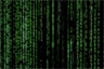 The iconic image of cyber code, as popularized in the film "The Matrix" The iconic image of cyber code, as popularized in the film "The Matrix"