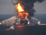 Platform supply vessels battle the fire that was consuming remnants of the Deepwater Horizon oilrig in April 2010 Platform supply vessels battle the fire that was consuming remnants of the Deepwater Horizon oilrig in April 2010