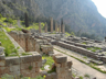 The ruins of the Temple of Apollo at Delphi The ruins of the Temple of Apollo at Delphi