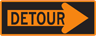 Detour Sign Detour Sign