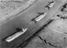 Dummy LCTs (Landing Craft, Tank) used as decoys in harbors in the period before D-Day, 1944 Dummy LCTs (Landing Craft, Tank) used as decoys in harbors in the period before D-Day, 1944