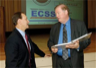 Ross Marshall and Don Pugh at the kickoff meeting for the Expeditionary Combat Support System (ECSS) at Tinker Air Force Base Ross Marshall and Don Pugh at the kickoff meeting for the Expeditionary Combat Support System (ECSS) at Tinker Air Force Base