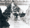 Egyptian forces cross a bridge over the Suez Canal on October 7, 1973, during the Arab-Israeli War Egyptian forces cross a bridge over the Suez Canal on October 7, 1973, during the Arab-Israeli War