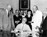 U.S. President Franklin D. Roosevelt signs the Social Security Act, 13 August 1935 U.S. President Franklin D. Roosevelt signs the Social Security Act, 13 August 1935