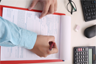 Filling a form in hardcopy Filling a form in hardcopy