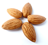 Five almonds Five almonds