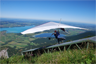 A hang glider pilot taking off A hang glider pilot taking off