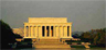 The Lincoln Memorial at sunrise The Lincoln Memorial at sunrise