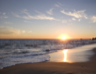 Malibu beach at sunset Malibu beach at sunset