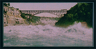The Niagara River and cantilever bridge The Niagara River and cantilever bridge