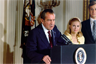 President Richard Nixon resigns President Richard Nixon resigns