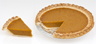 A pumpkin pie in the midst of being divided A pumpkin pie in the midst of being divided