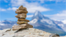 A stone cairn that looks impossible to build A stone cairn that looks impossible to build