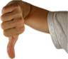 Thumbs down Thumbs down