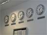 Multiple clocks, one for each time zone