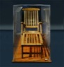 An actual deck chair recovered from the sunken liner "Titanic" An actual deck chair recovered from the sunken liner "Titanic"