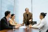 A civilized group debate at work A civilized group debate at work