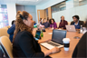 A workplace training session A workplace training session