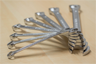 A set of wrenches from a toolkit A set of wrenches from a toolkit
