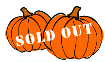 No more pumpkins — all sold out