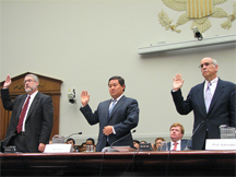 David Addington, John Yoo, and Chris Schroeder testify before the U.S. House Judiciary Committee