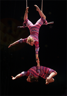 Acrobatics requires trust Acrobatics requires trust