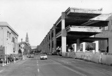 The Embarcadero Freeway, halted by the California Freeway Revolt.