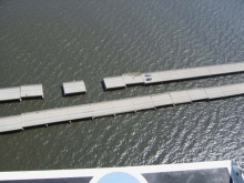 Damage to the Interstate 10 Twin Bridge across Lake Pontchartrain Damage to the Interstate 10 Twin Bridge across Lake Pontchartrain