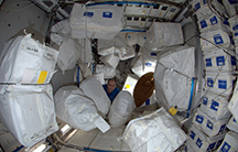 Clutter in the Leonardo Module of the International Space Station Clutter in the Leonardo Module of the International Space Station
