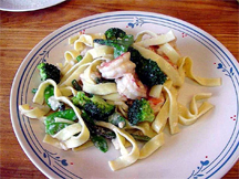 An appealing plate of pasta (not what I ate that evening)