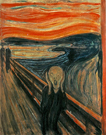 The Scream, by Edvard Munch