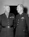 Gen. Patton and Gen. Weyland photographed at Nancy, France Gen. Patton and Gen. Weyland photographed at Nancy, France
