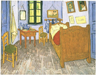 Vincent's Bedroom in Arles, by Vincent Van Gogh